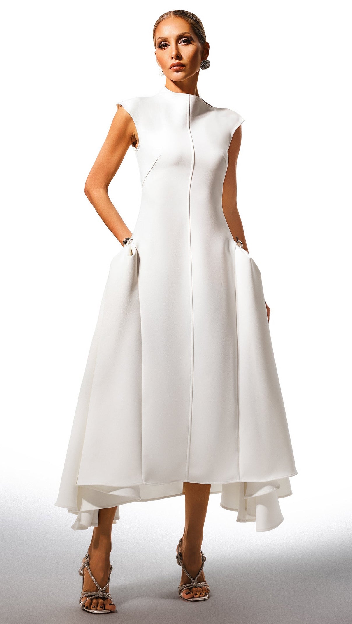 AIIZIE Paca Choker Sleeveless Maxi Dress - product image