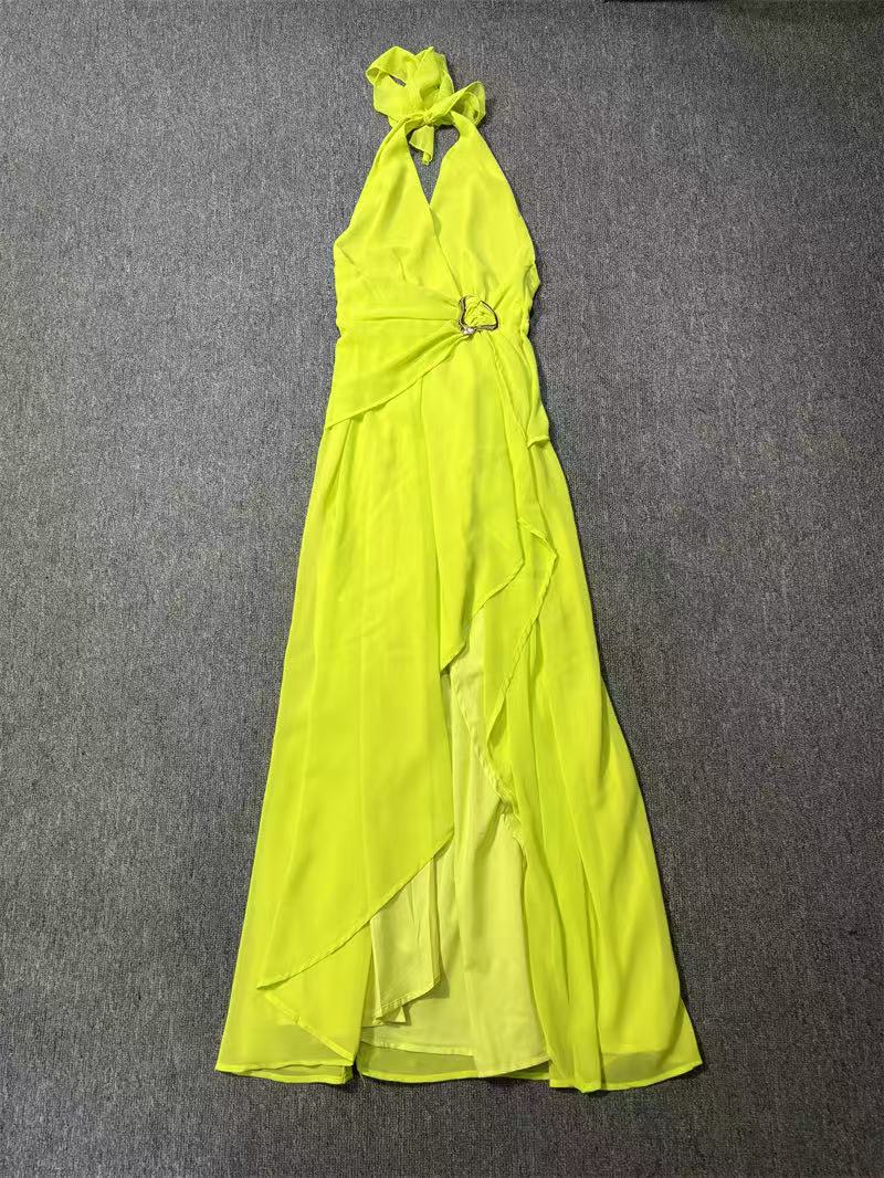 AIIZIE SEXY GODDESS DEEP V BACKLESS HOLIDAY DRESS - product image