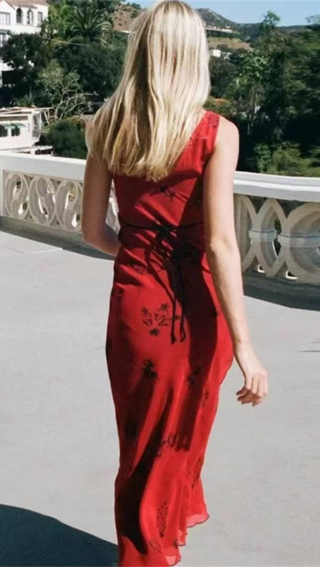 ABITO LUNGO BORDEAUX SLIM FIT CON SCOLLO A V E FIANCHI ADERENTI