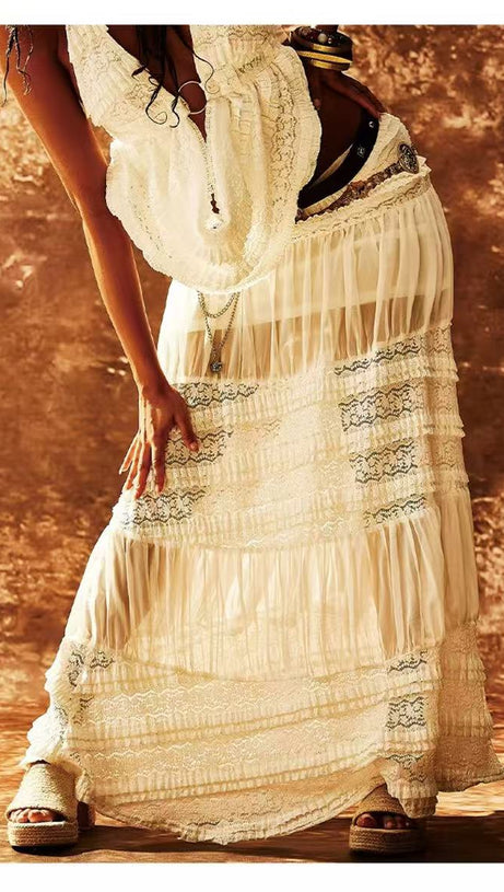 WHITE OPEN BACK SUIT