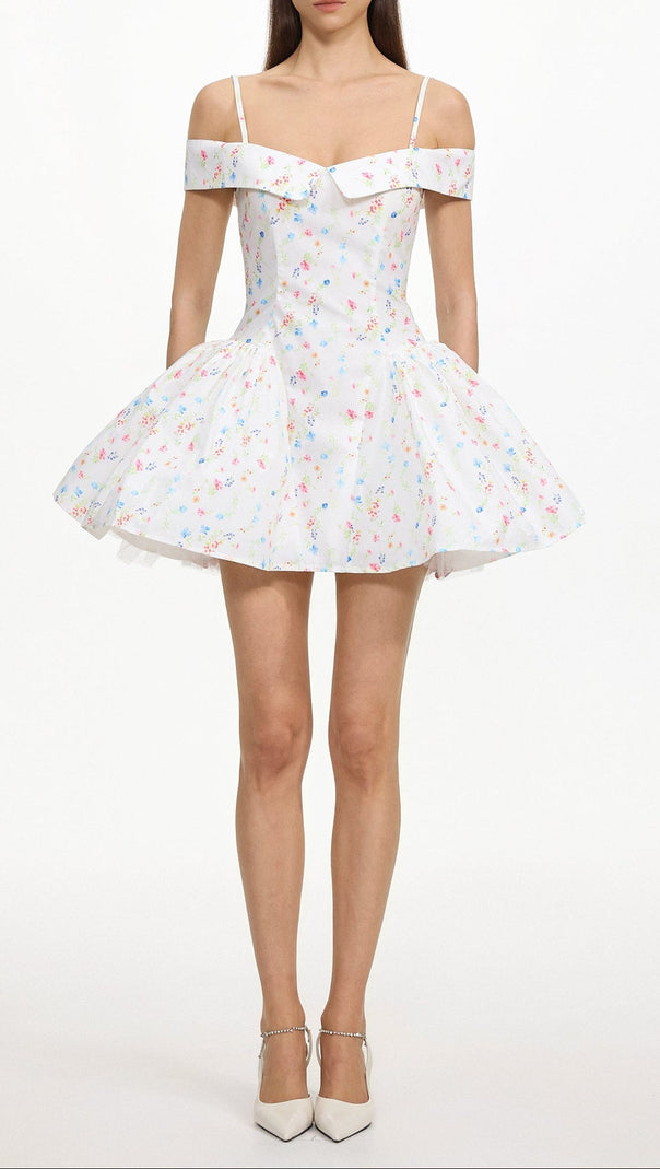 AIIZIE Florelle Sleeveless Floral Print Woven Mini Dress - product image