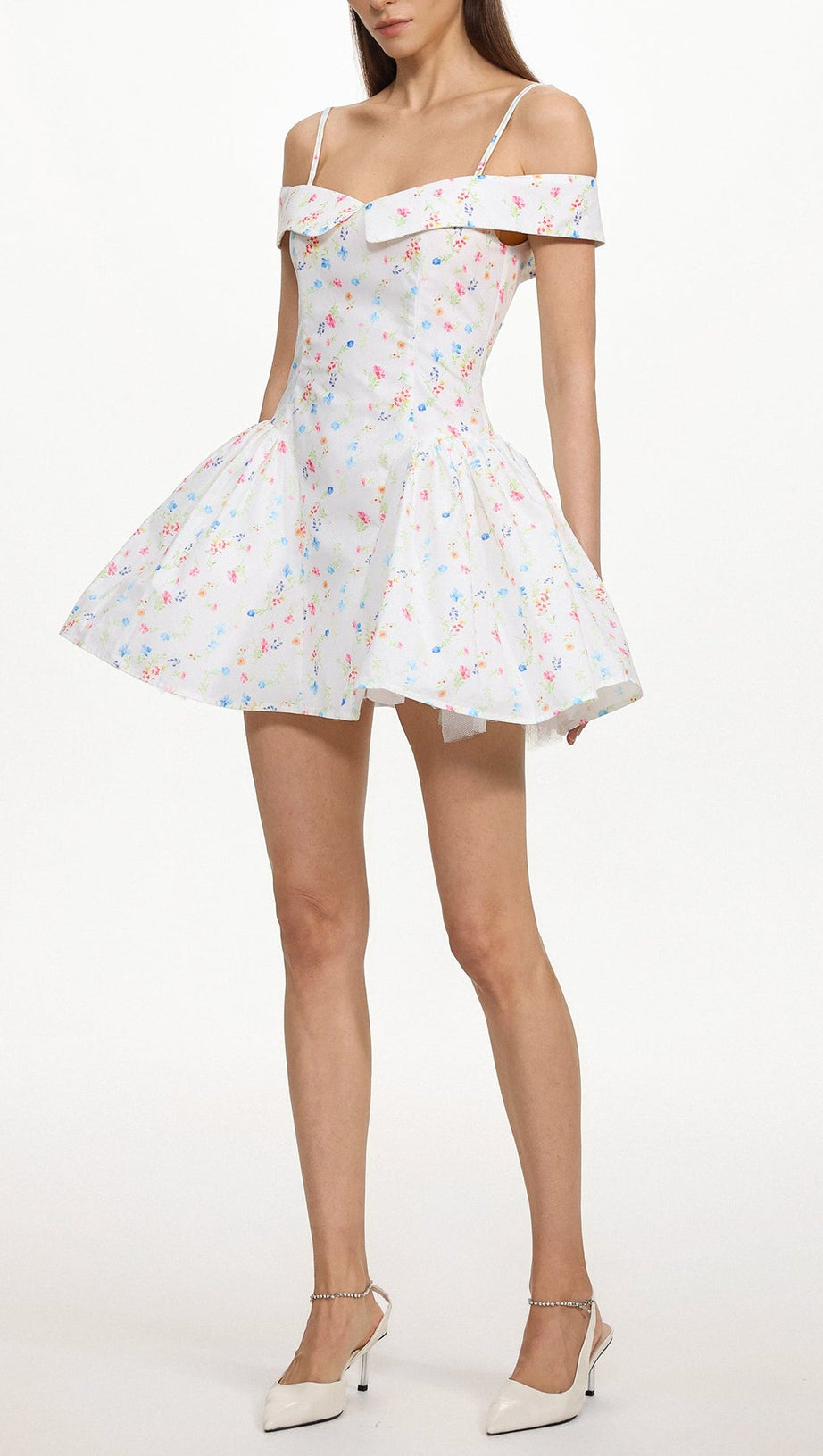 Florelle Sleeveless Floral Print Woven Mini Dress