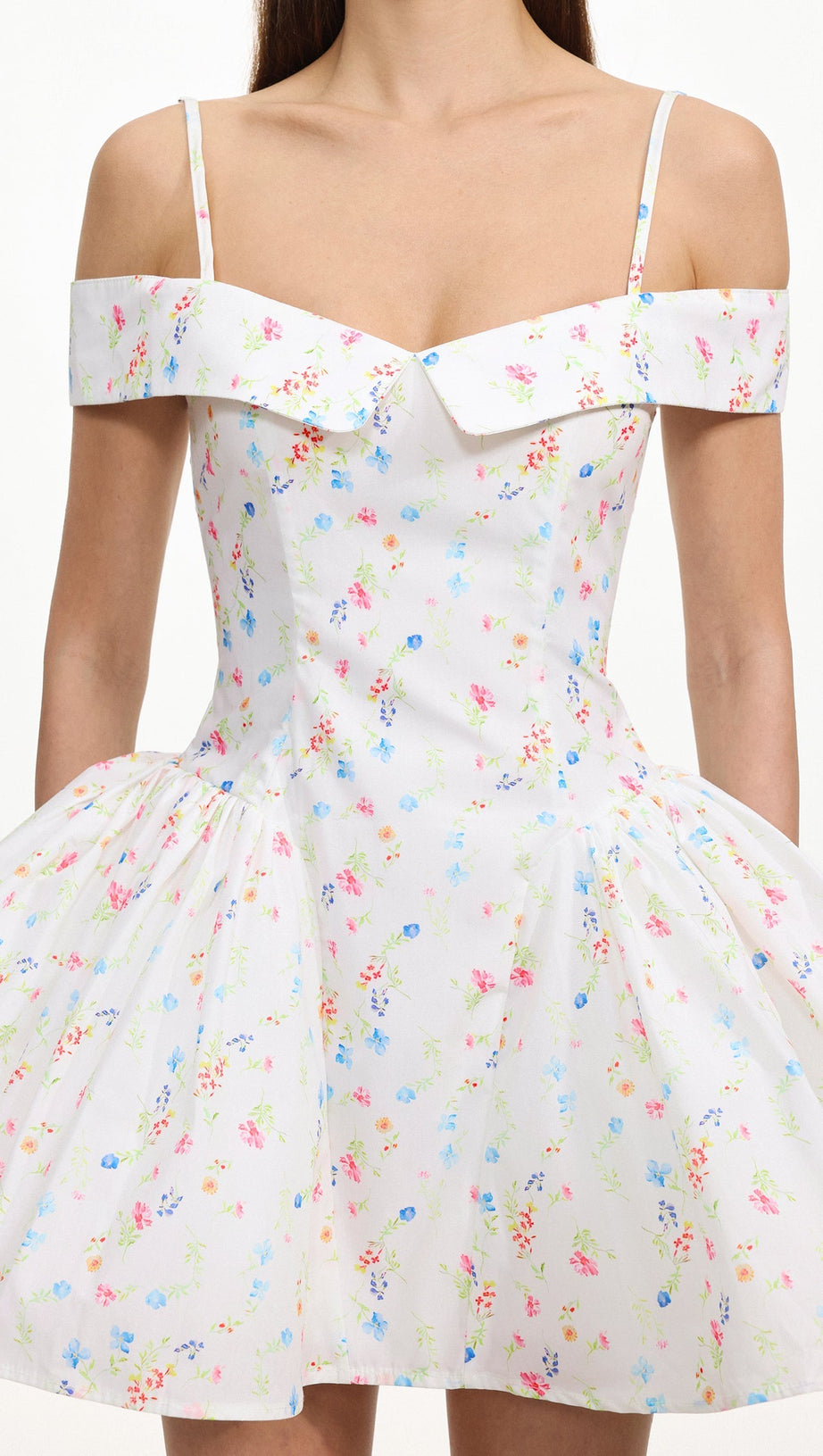 Florelle Sleeveless Floral Print Woven Mini Dress