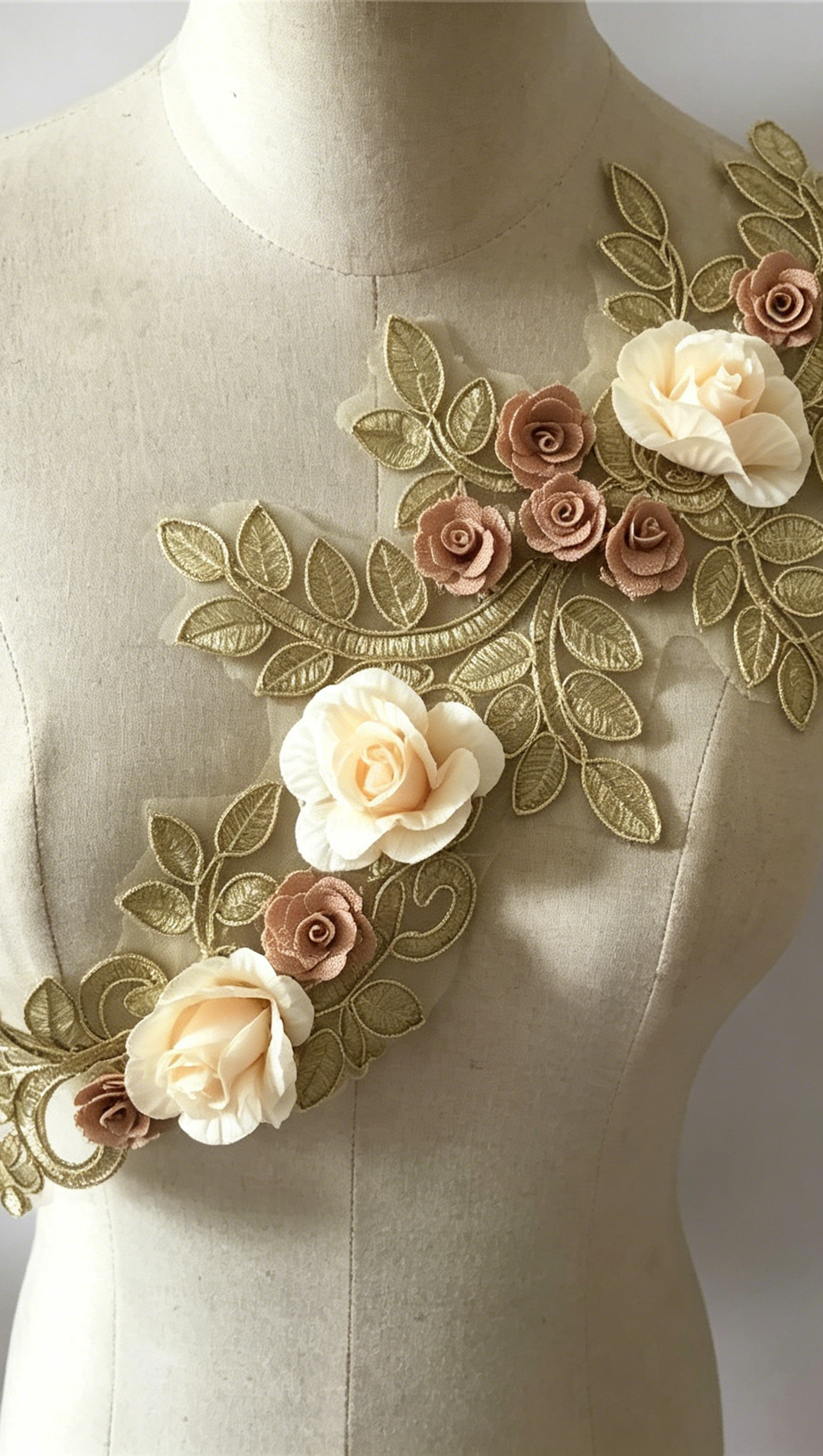 Calwa Asymmetric One Shoulder Embroidered Flower Flare Mini Dress