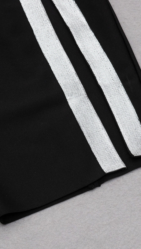 CRYSTAL NET MIDI DRESS