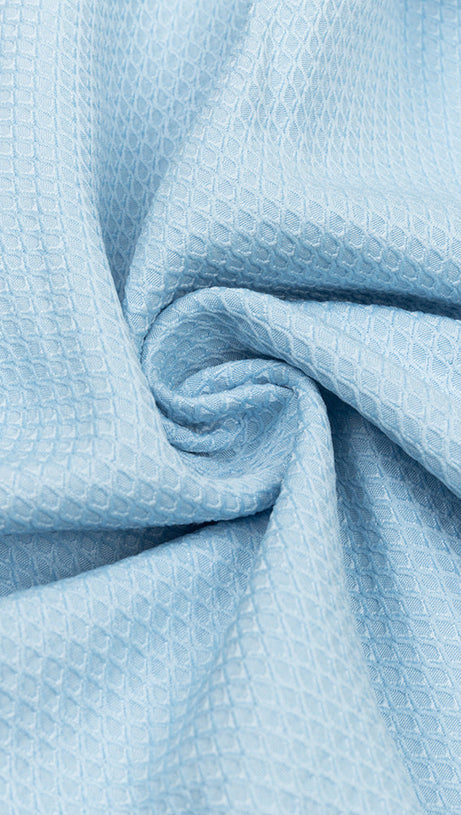 SQUARE NECK PUFF SLEEVE TOP WRAP HEM SKIRT SUIT