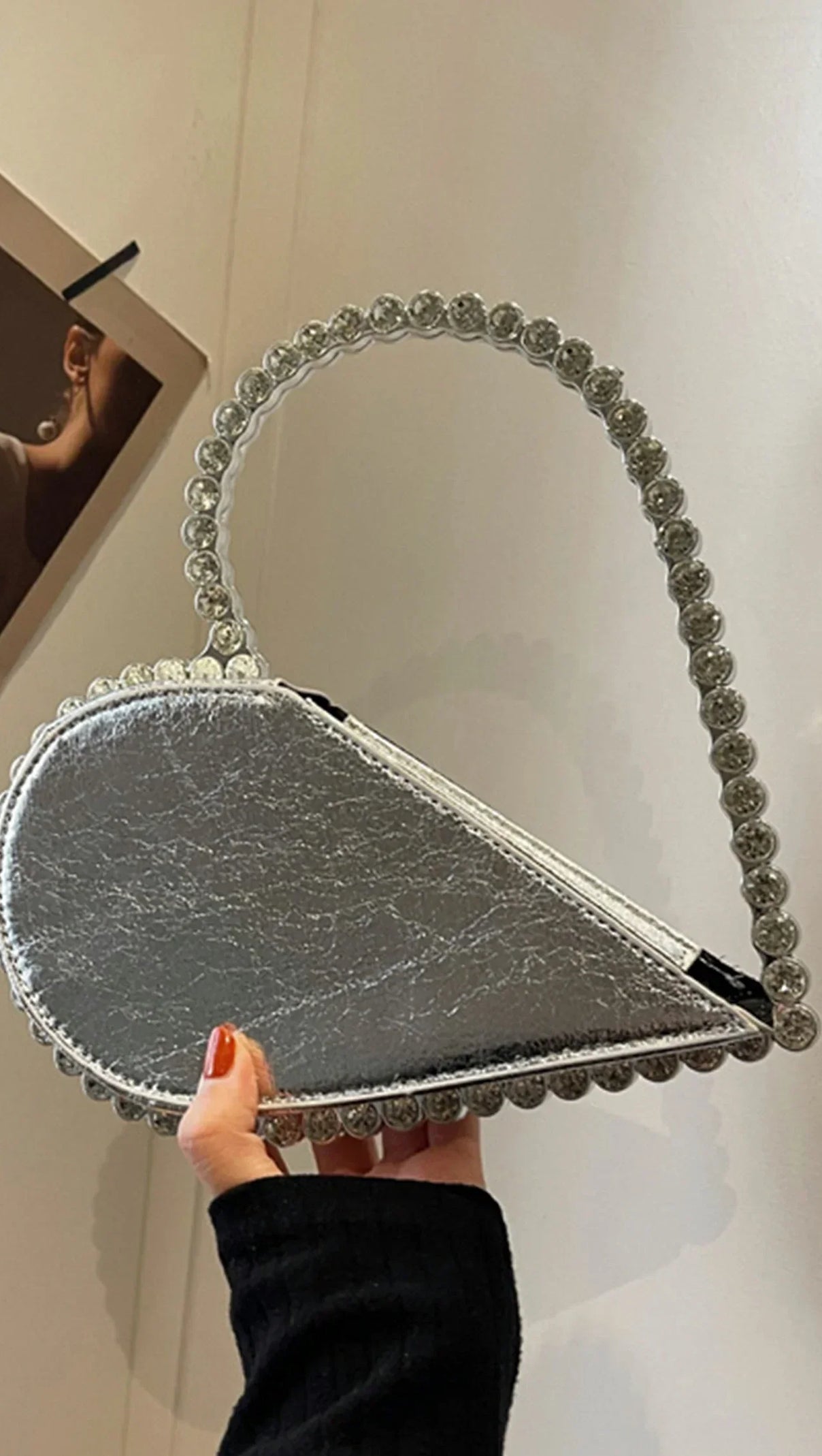 AIIZIE BRIDGETE HEART DIAMOND CLUTCHES - product image