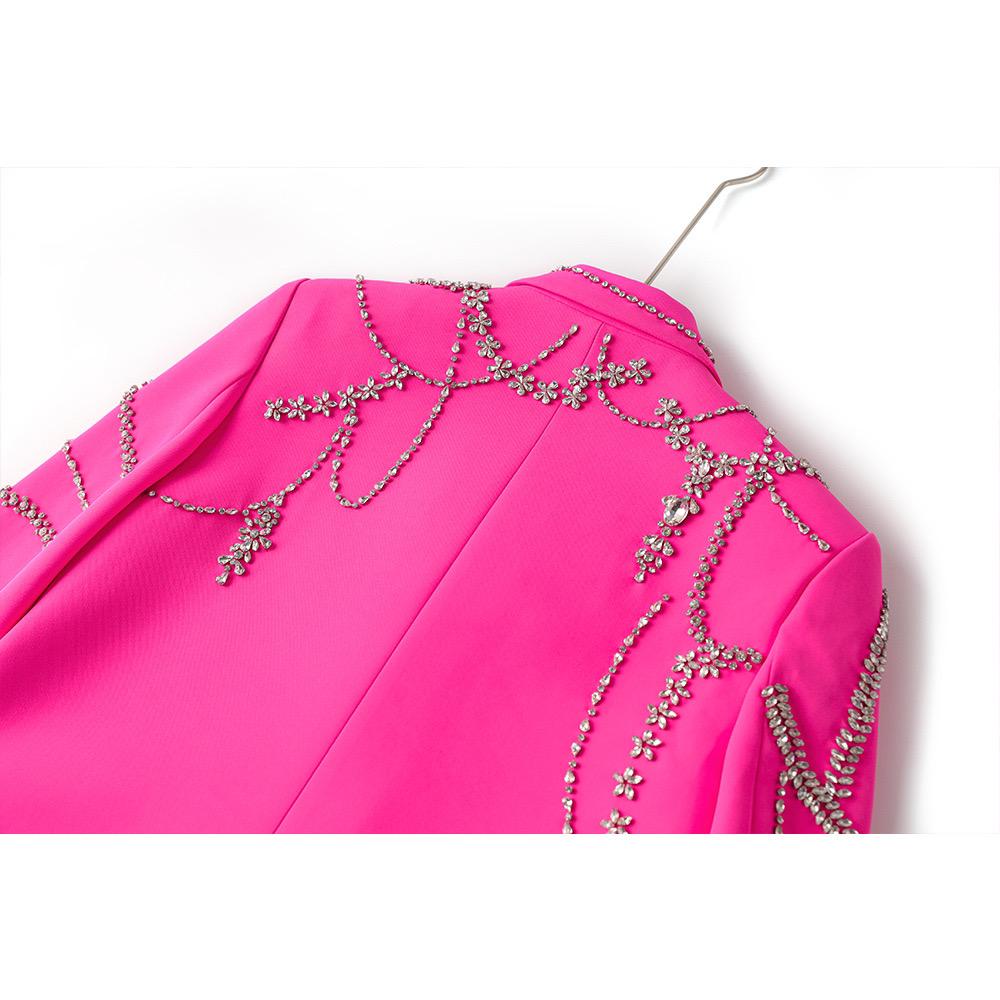 AIIZIE JESSICA BARA SONYA CRYSTAL BLAZER MINI DRESS - product image