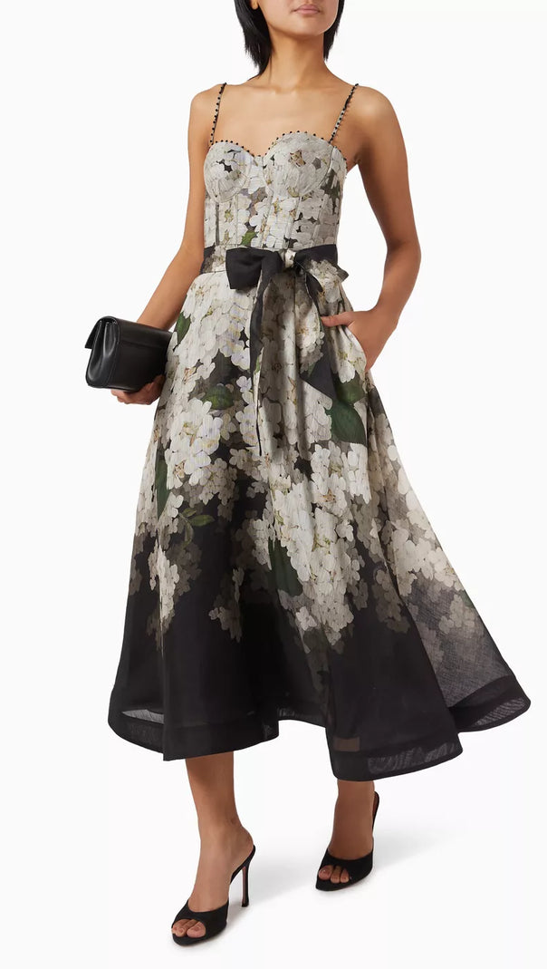 AIIZIE PICNIC DRESS IN LINEN BLEND - product image