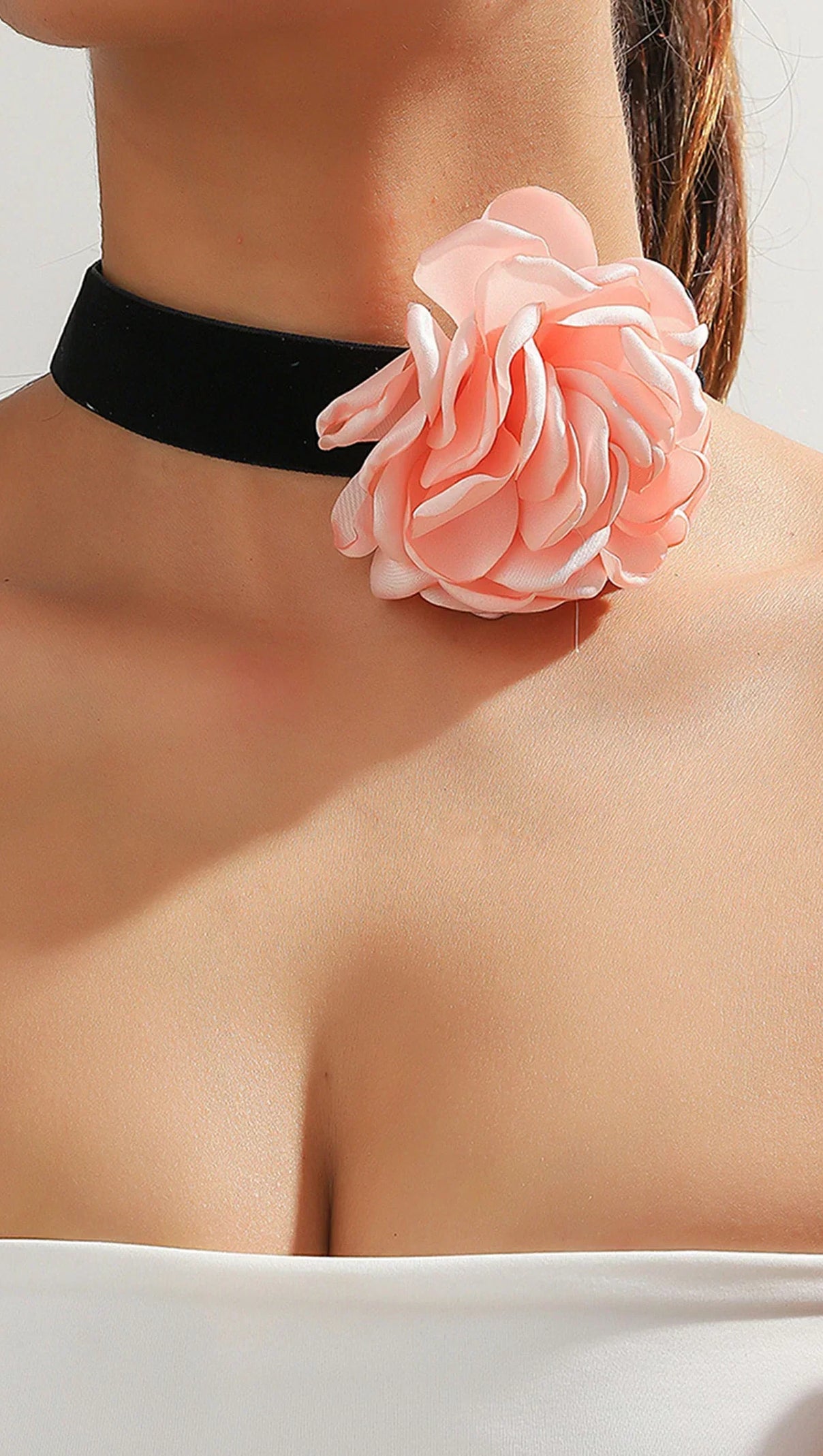 Annyston 3D Floral Collar Necklace