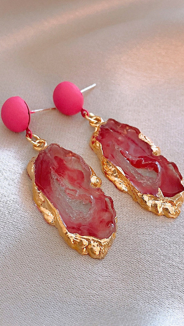 AIIZIE DOROTHY PINK EARRINGS - product image