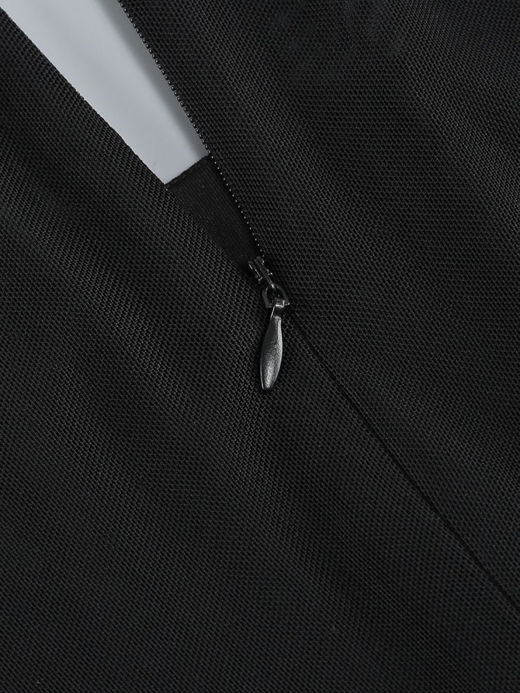 LANGÄRMELIGES MAXIKLEID MIT Ausschnitten 