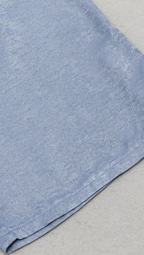 HAZEL GREY ASYMMETRICAL SHOULDER WIDE LEG JUMPSUIT