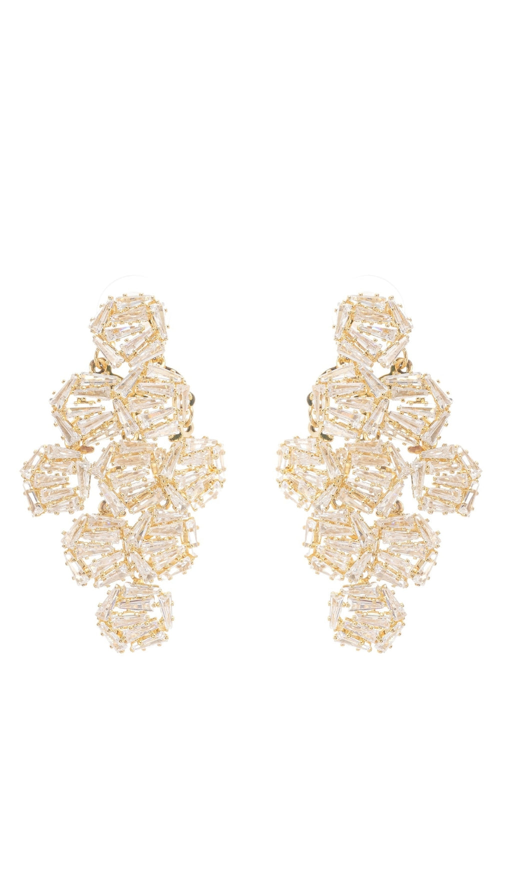 ORECCHINI GEOMETRICI IN CRISTALLO ARIANE