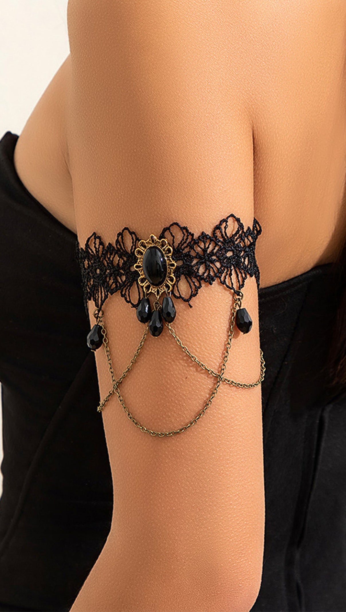 AIIZIE KIVI CRYSTAL WATER DROP LACE ARMBANDS - product image