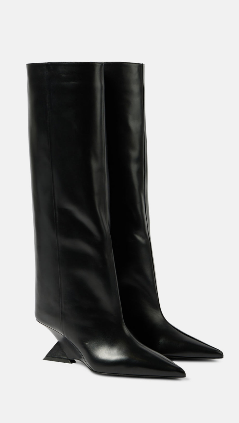 Astrid Heterotypische Kniehohe Stiefel - Schwarz