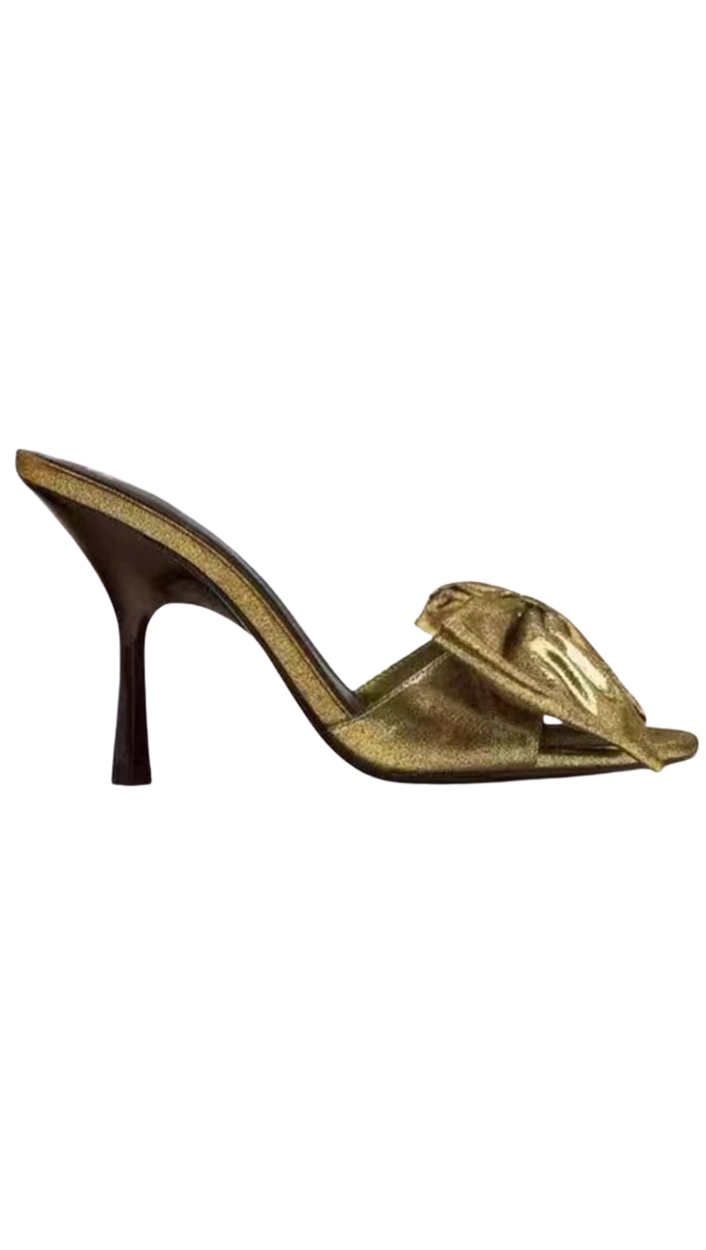 Tacco alto con fiocco - oro