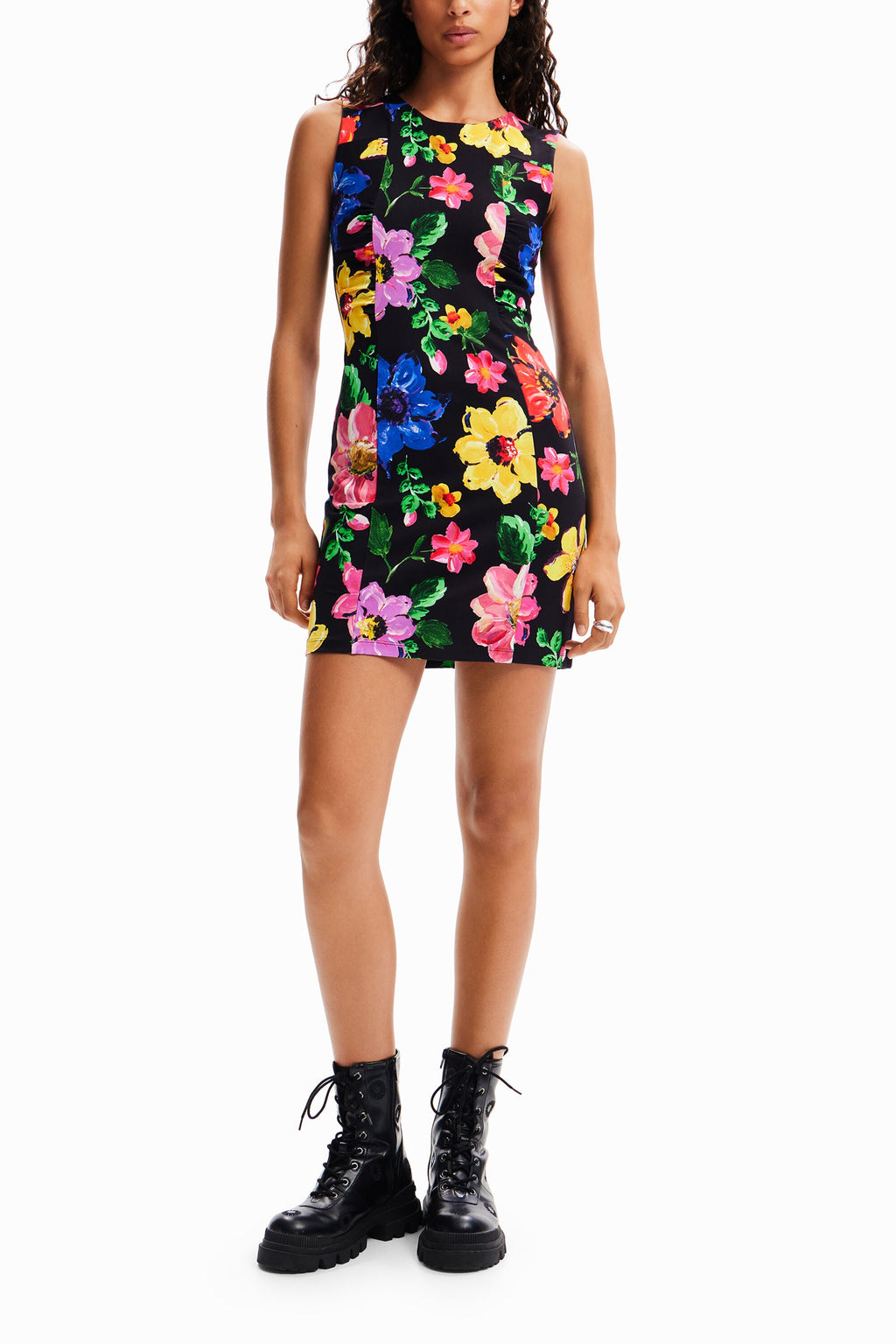 FLORAL MINI DRESS