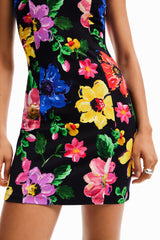 Floral mini dress