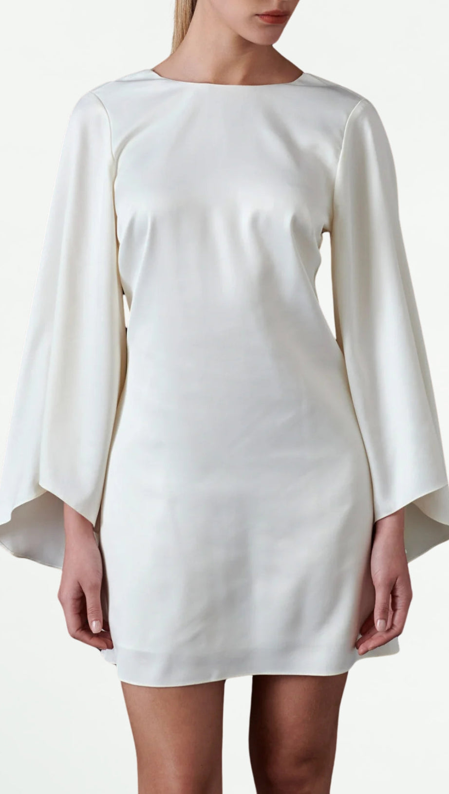 BELL-SLEEVE MINI DRESS