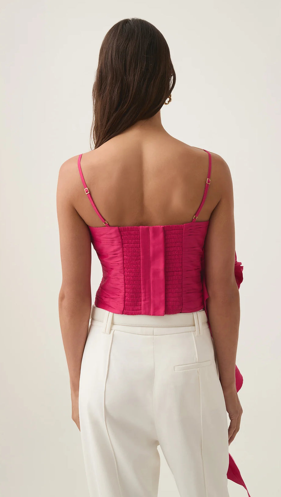 VERA POTION SPIRAL TOP IN RED