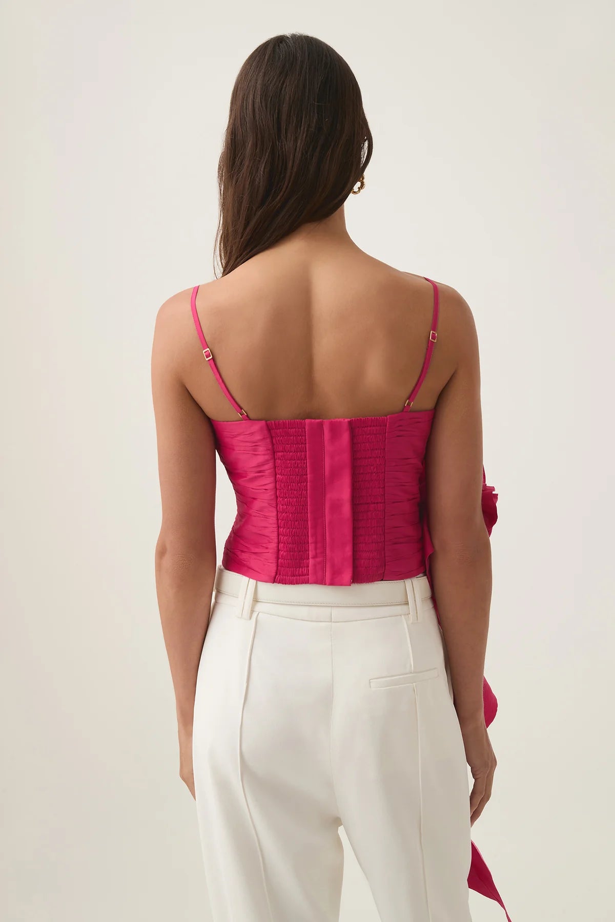 VERA POTION SPIRAL TOP IN RED