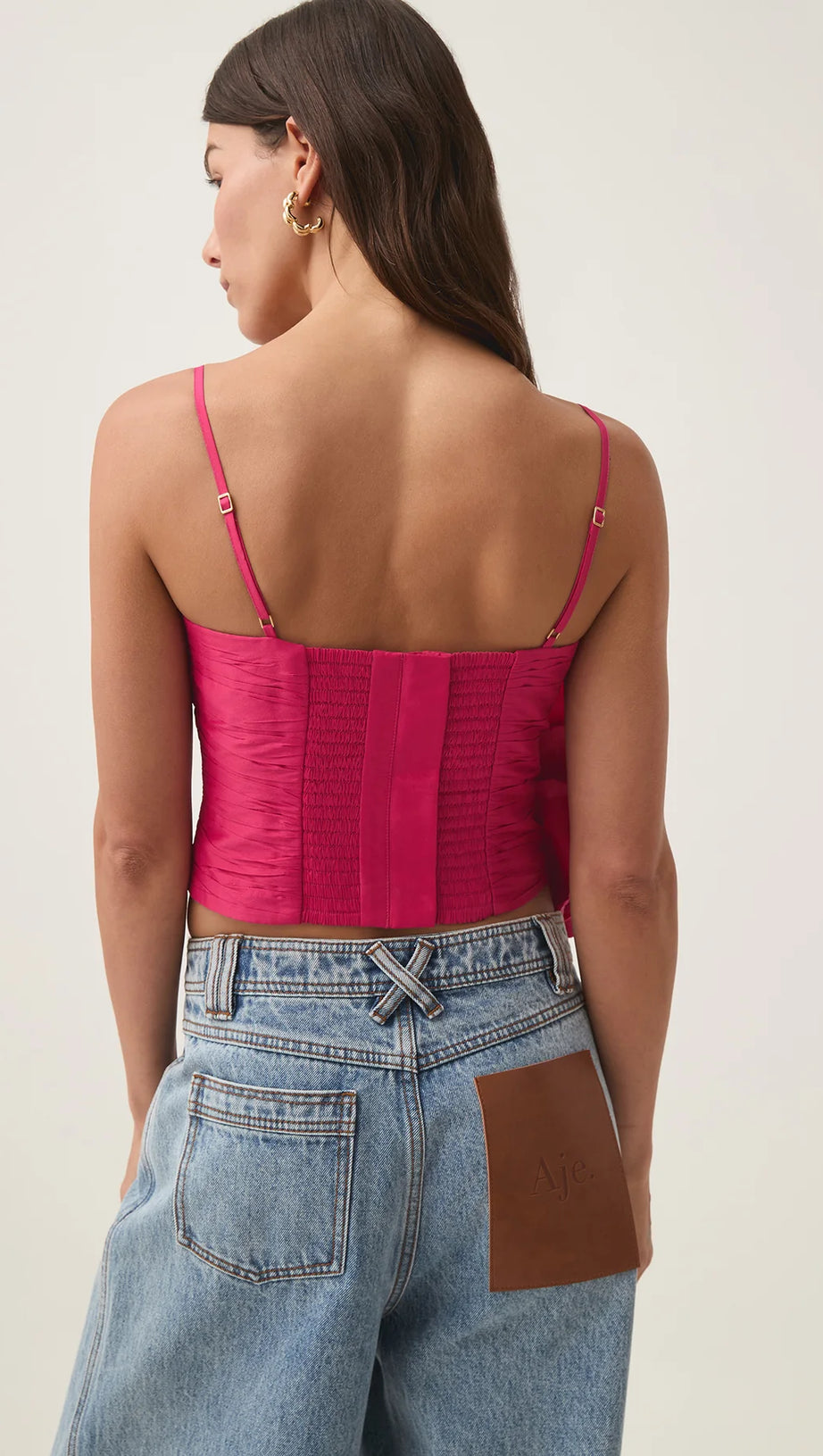 VERA POTION SPIRAL TOP IN RED