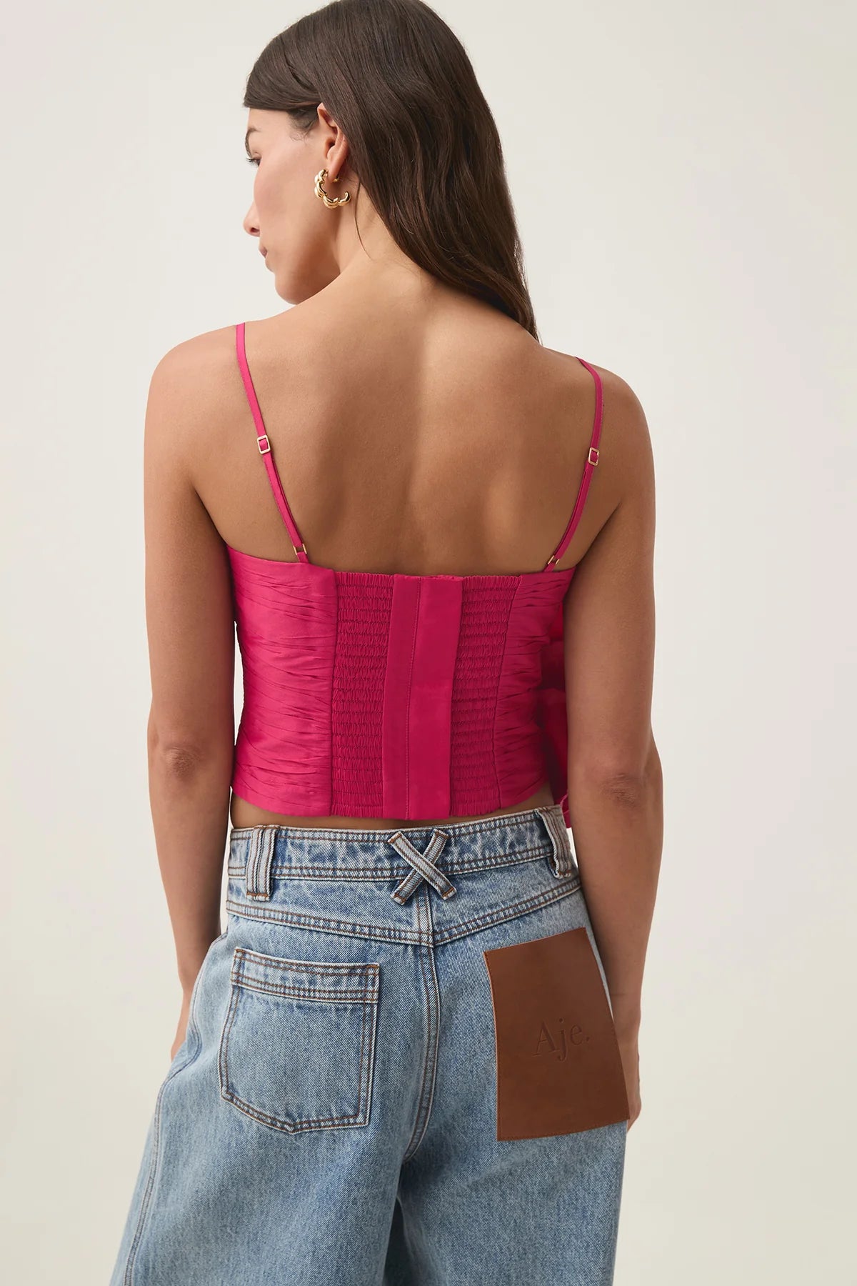 VERA POTION SPIRAL TOP IN RED