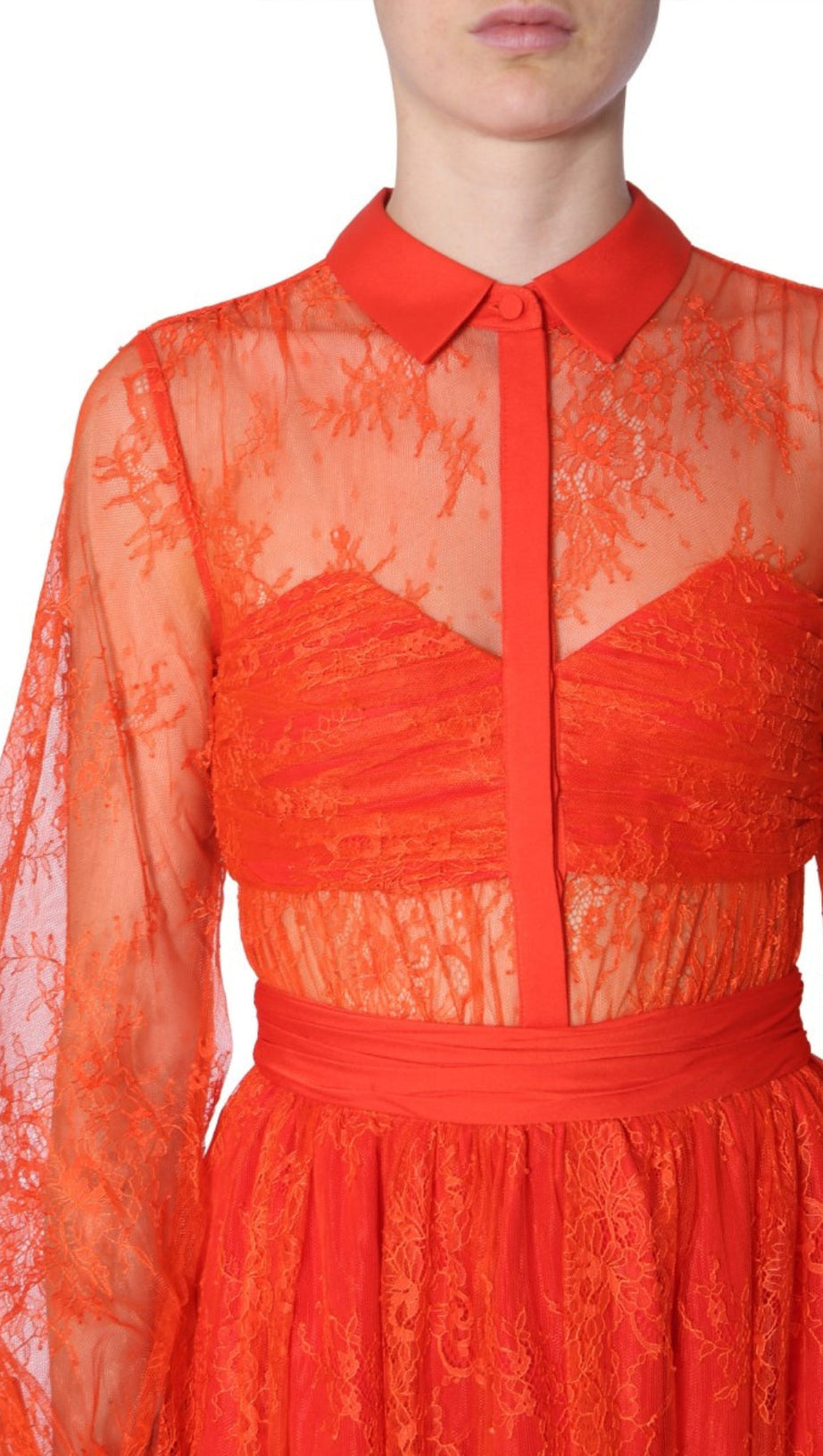 LACE DRESS WITH LONG SLEEVES