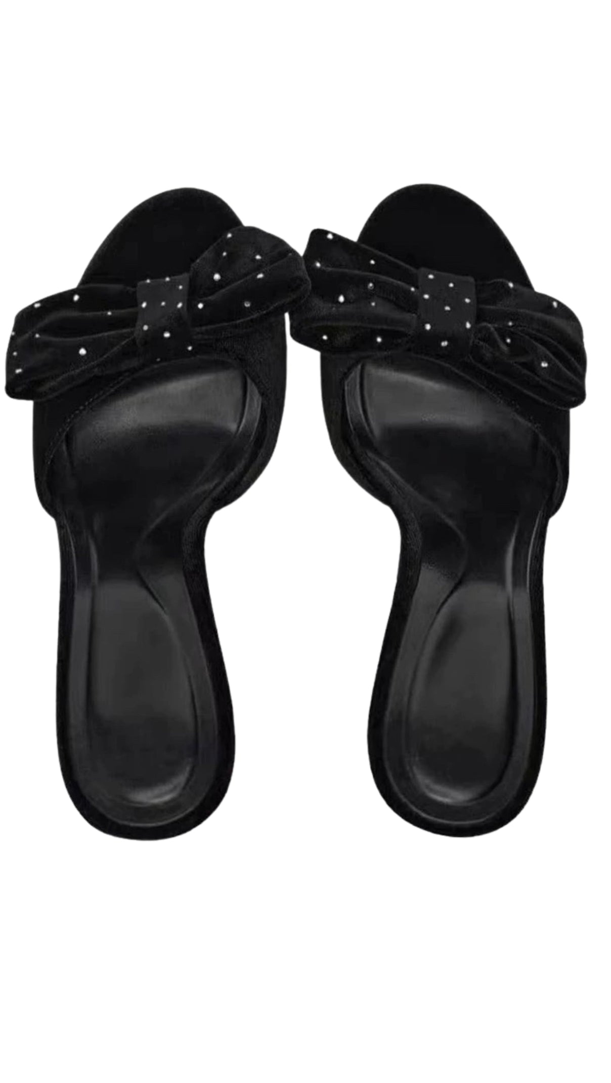 AIIZIE HIGH HEEL WITH BOW - BLACK - product image