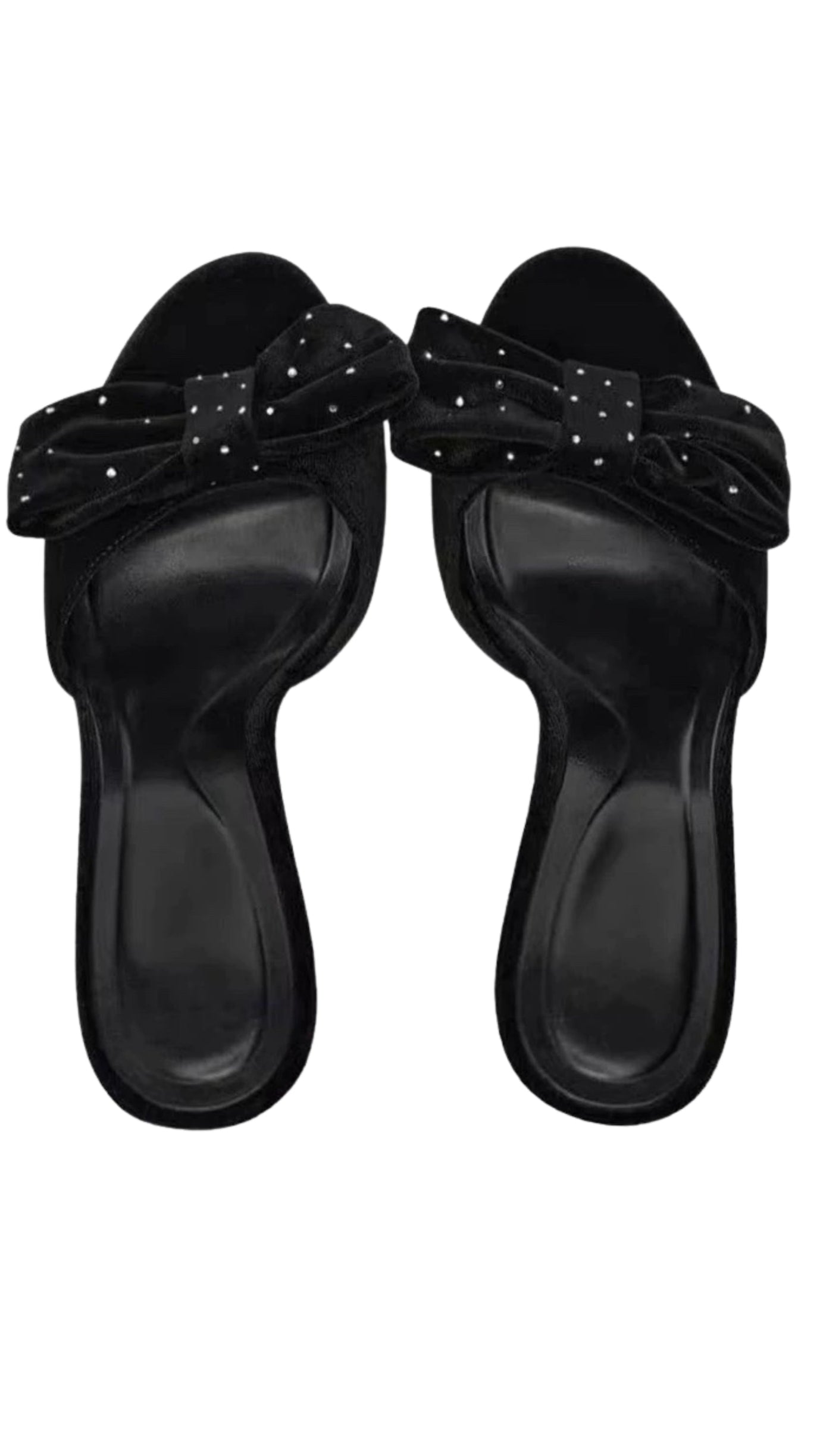 TACCO ALTO CON FIOCCO - NERO