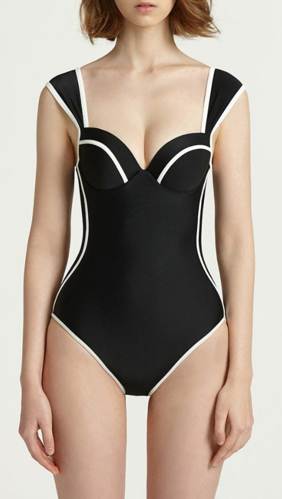 DARYA BLACK ONE-PIECE SWIMSUIT