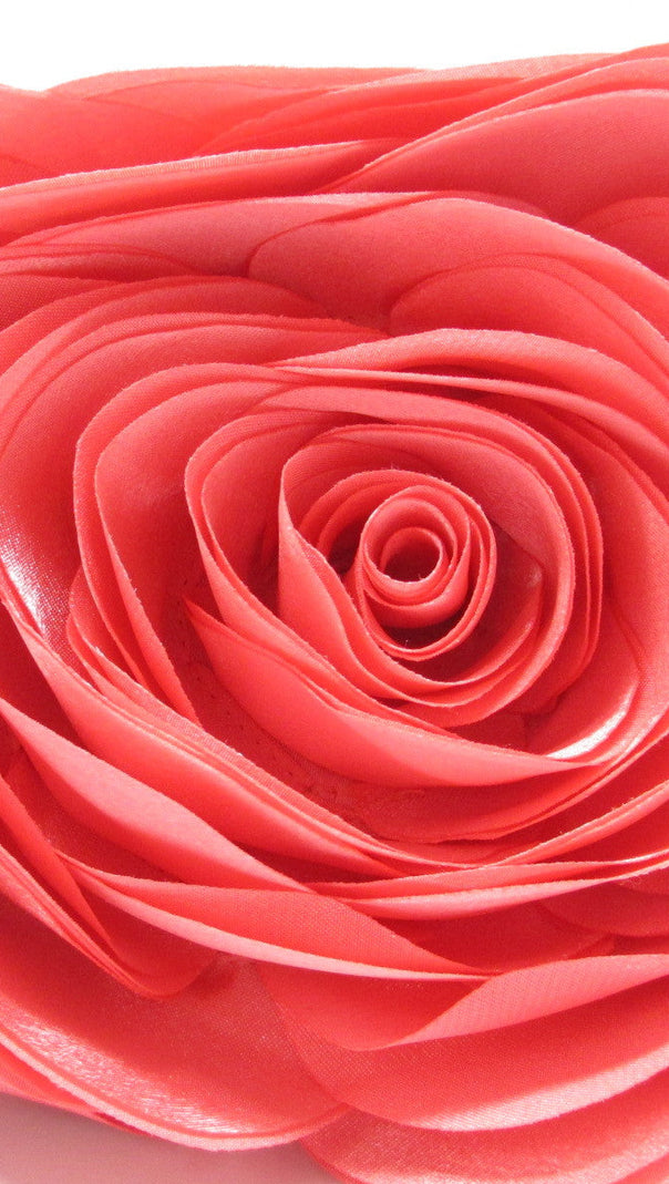 AIIZIE FLOWER SATIN CLUTCH - product image