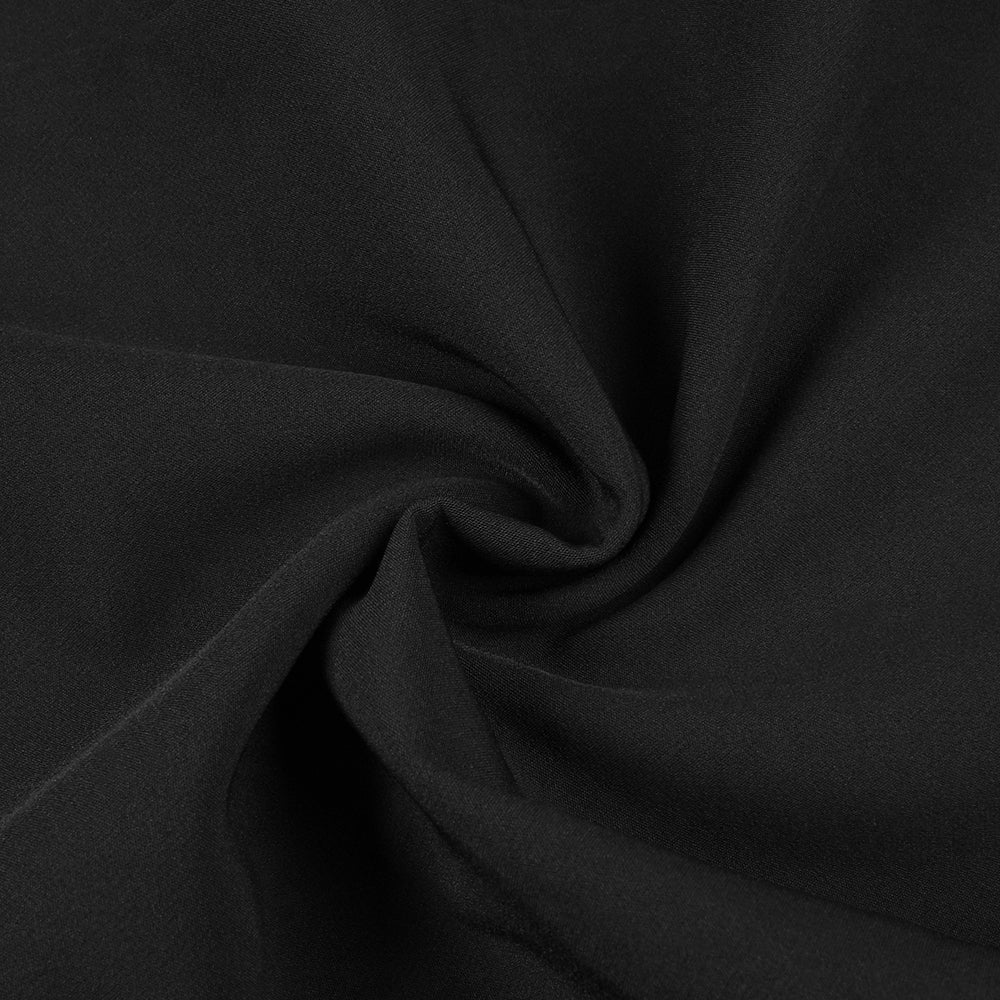 Skater-Maxikleid Schwarz 