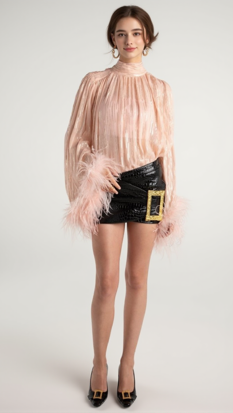 HEDDA LEATHER MINI SKIRT