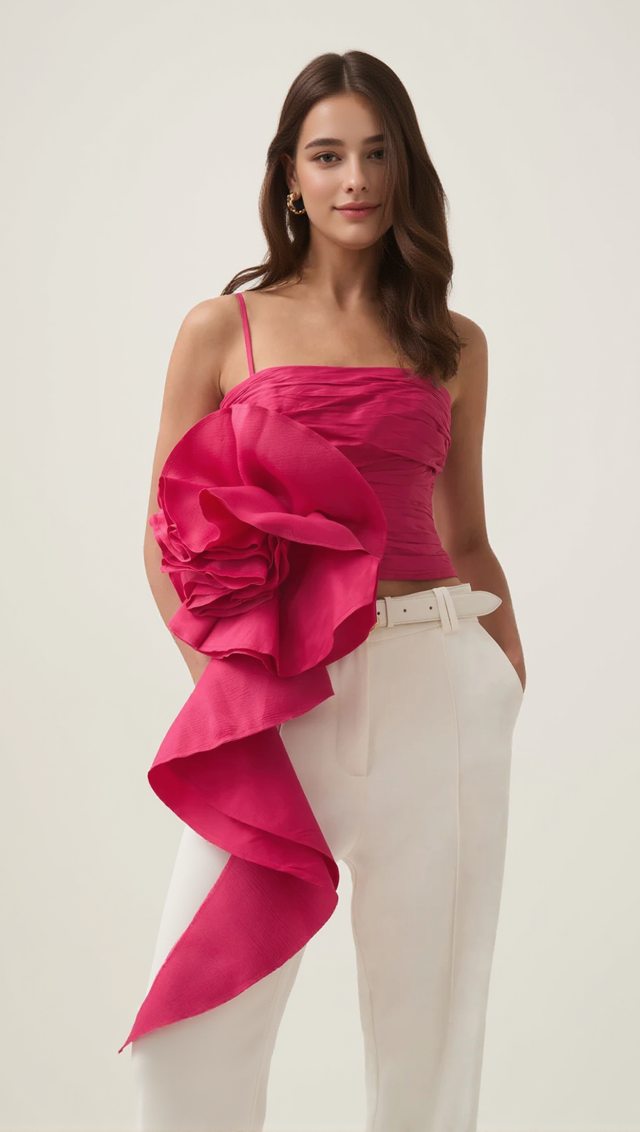 VERA POTION SPIRAL TOP IN RED