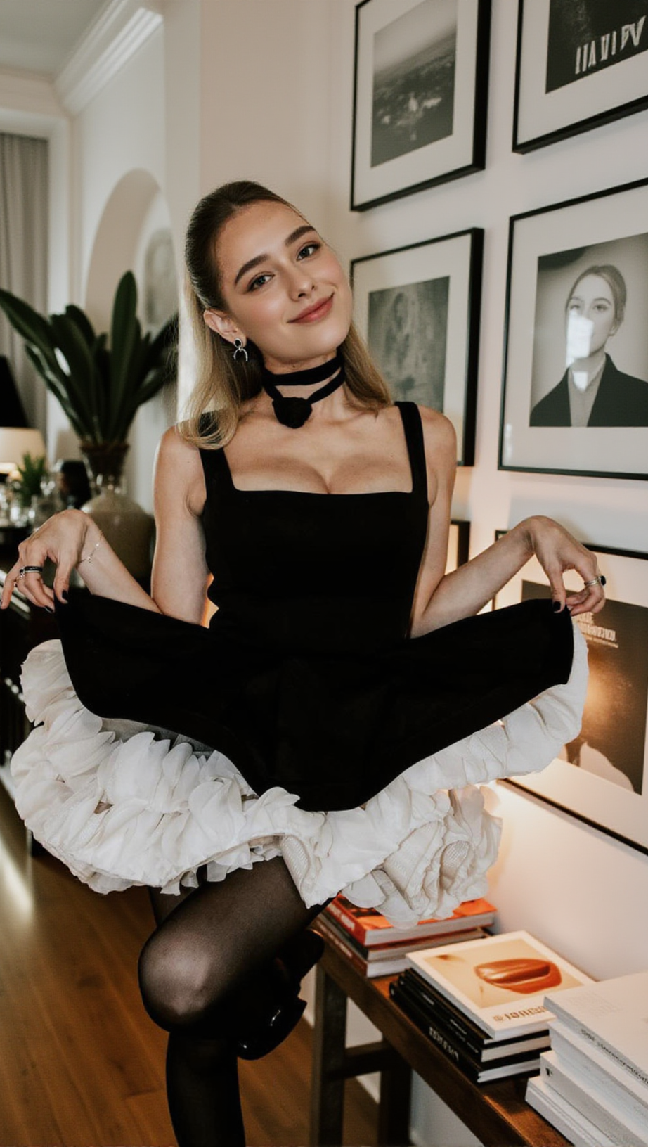 FLAVIO LAYER MINI DRESS