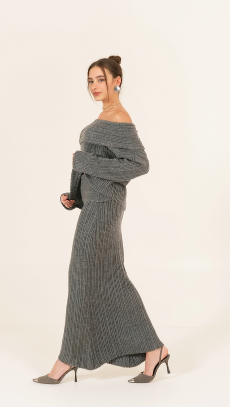 GEORGIA OFF-SHOULDER KNITTED SET