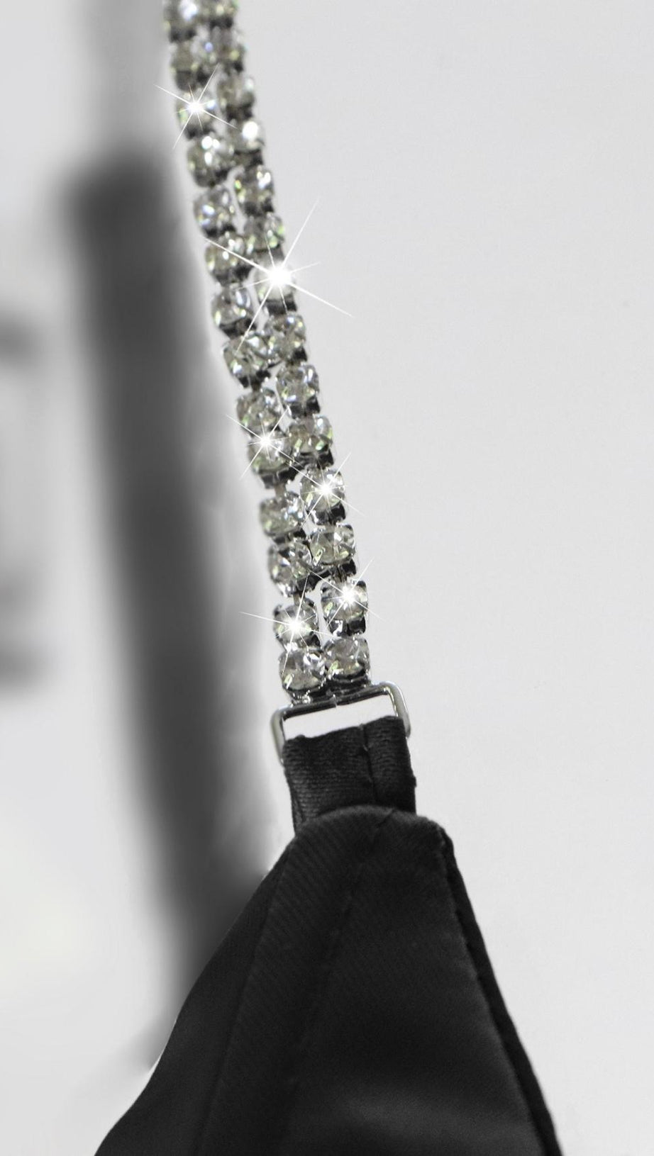 BANDAGE FRINGED MAXI DRESS IN BLACK