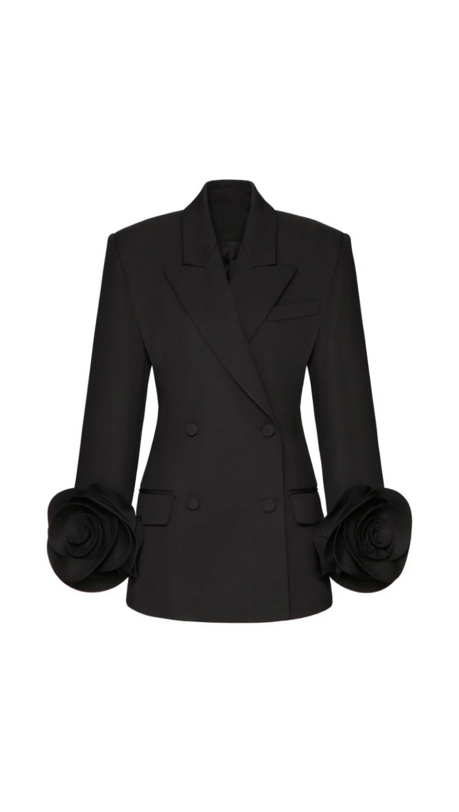SOPHIA ROSE APPLIQUÉ BLAZER IN BLACK