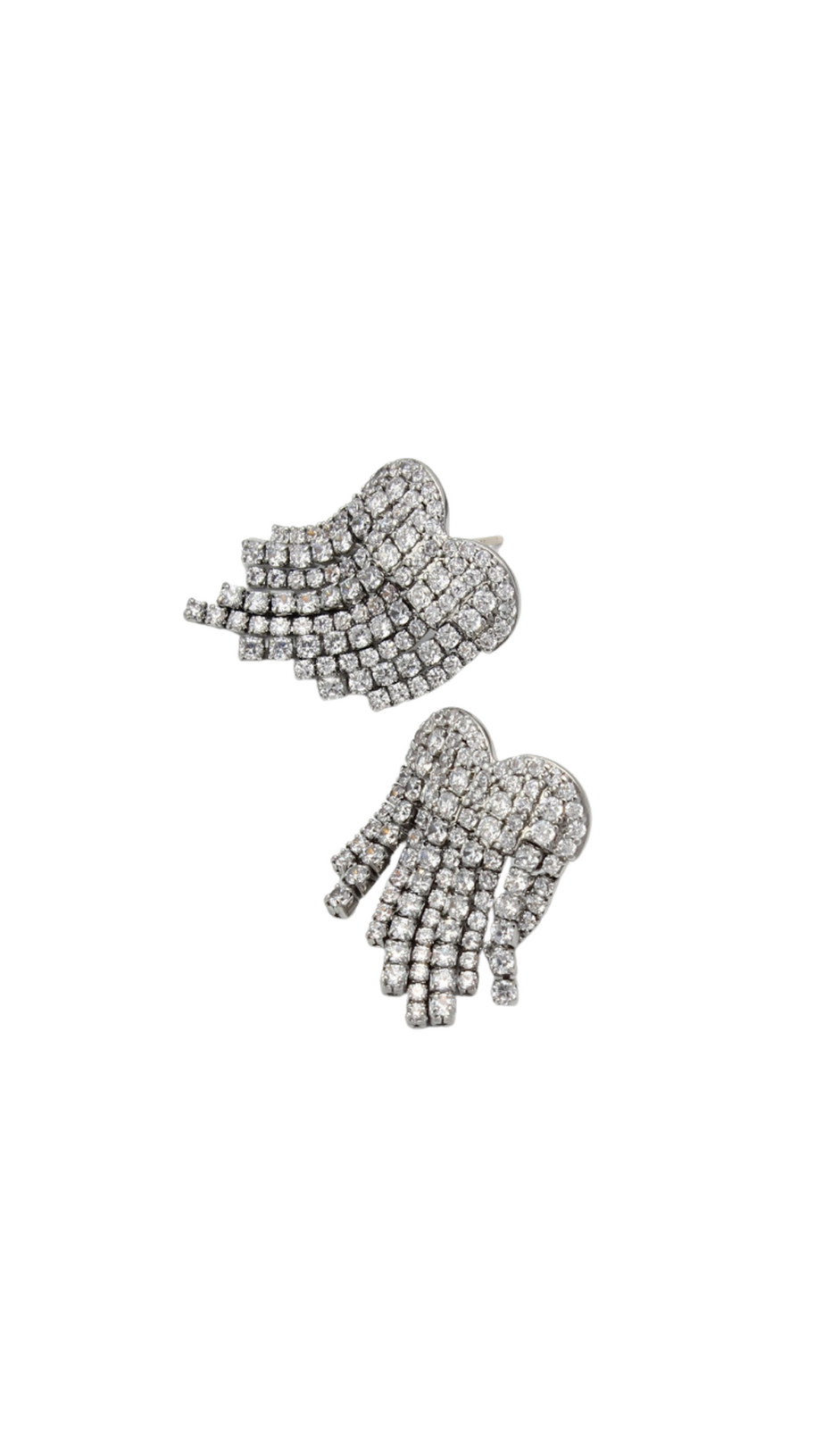 ORECCHINI CON NAPPA A CUORE