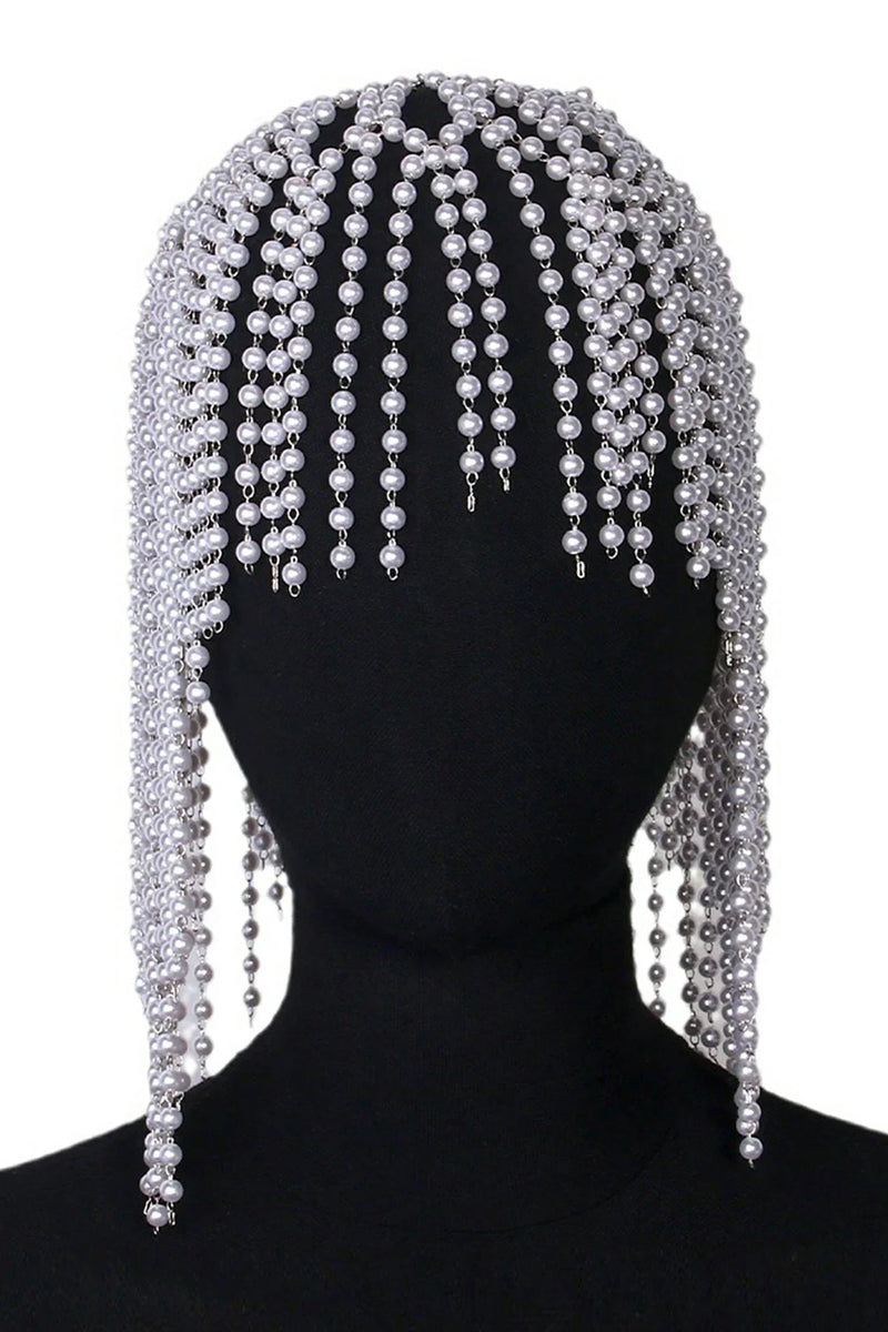 Daliyah Pearl Fringe Hairband