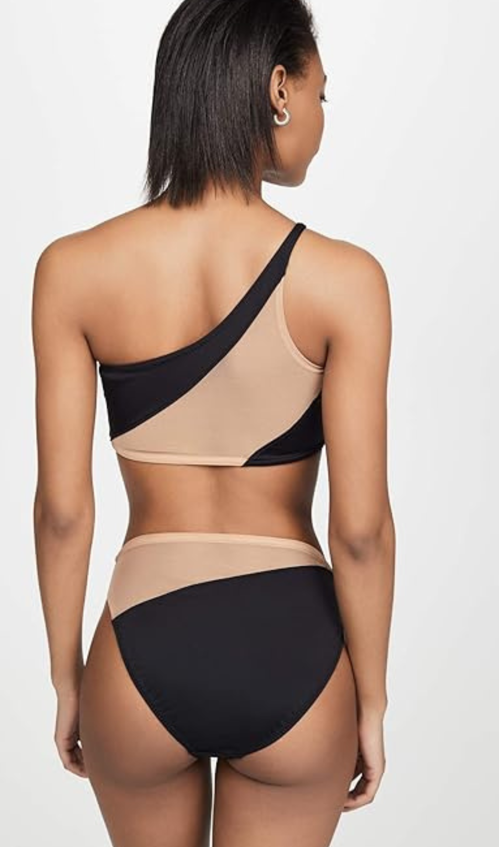 PATCHWORK MESH BIKINI TWO PIECE SET