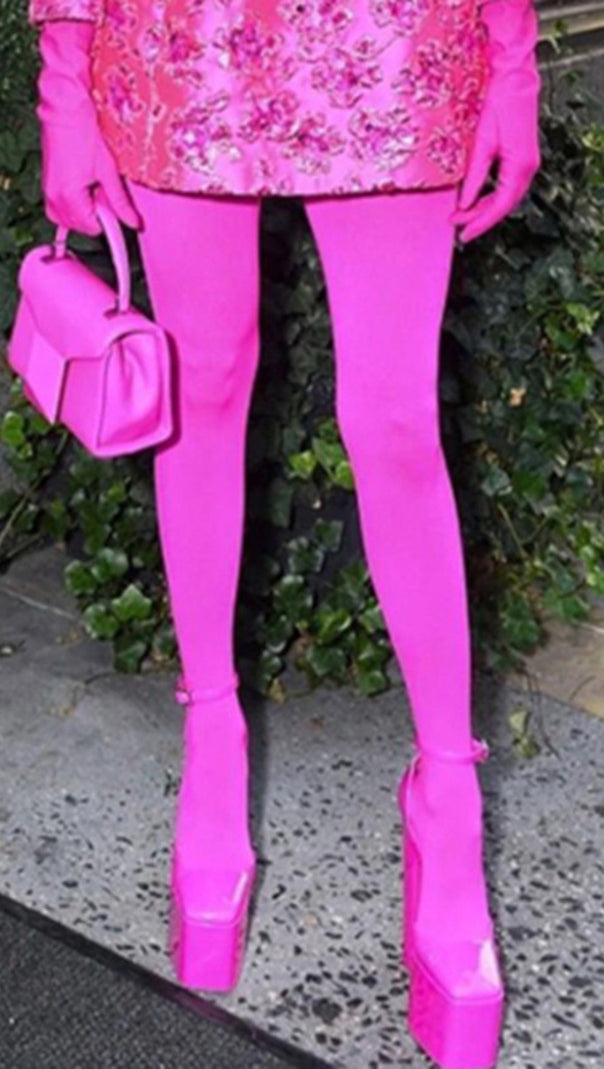 AIIZIE PANTYHOSE IN HOT PINK - product image