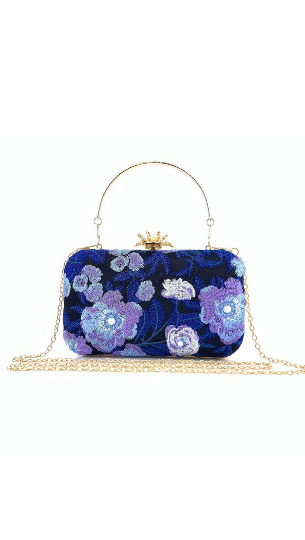 AIIZIE EMBROIDERED BEADING CLUTCH - product image