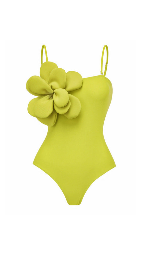 AIIZIE LIME FLOWER SWIMSUIT - product image