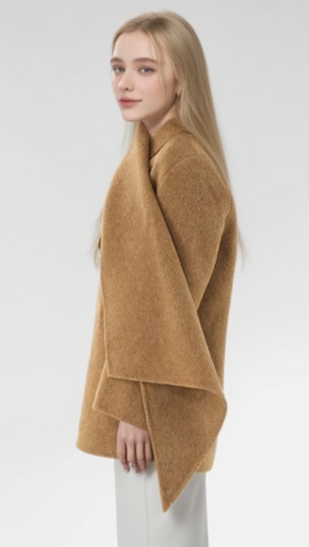 AIIZIE KAHKI WOOLEN COAT - product image