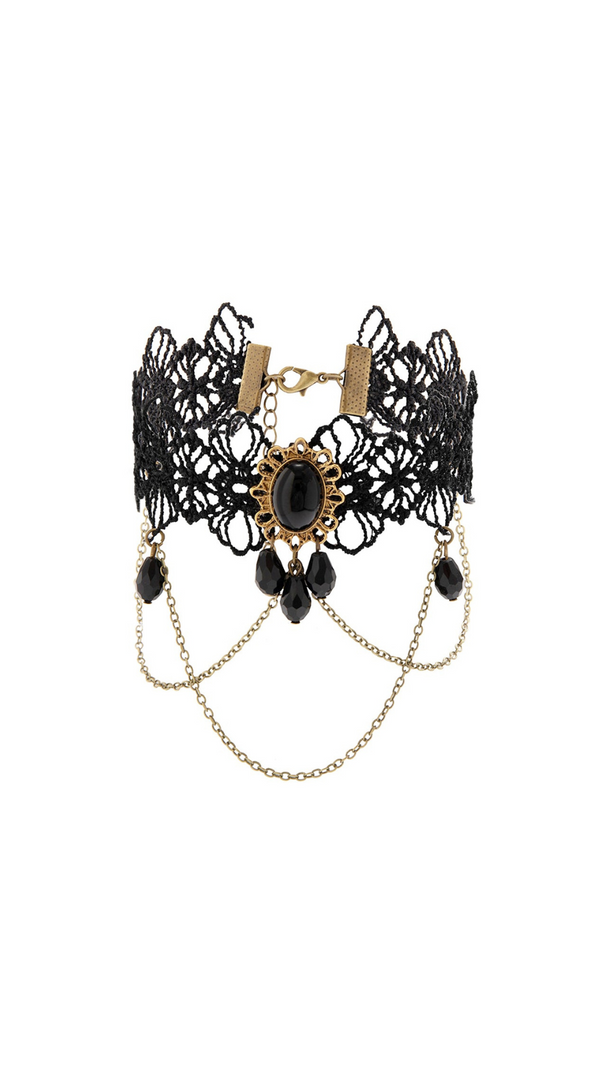 AIIZIE KIVI CRYSTAL WATER DROP LACE ARMBANDS - product image