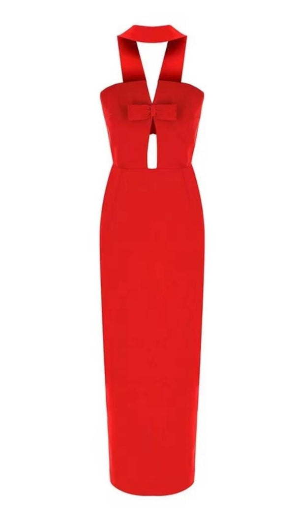Strapless Maxi Dress in Black