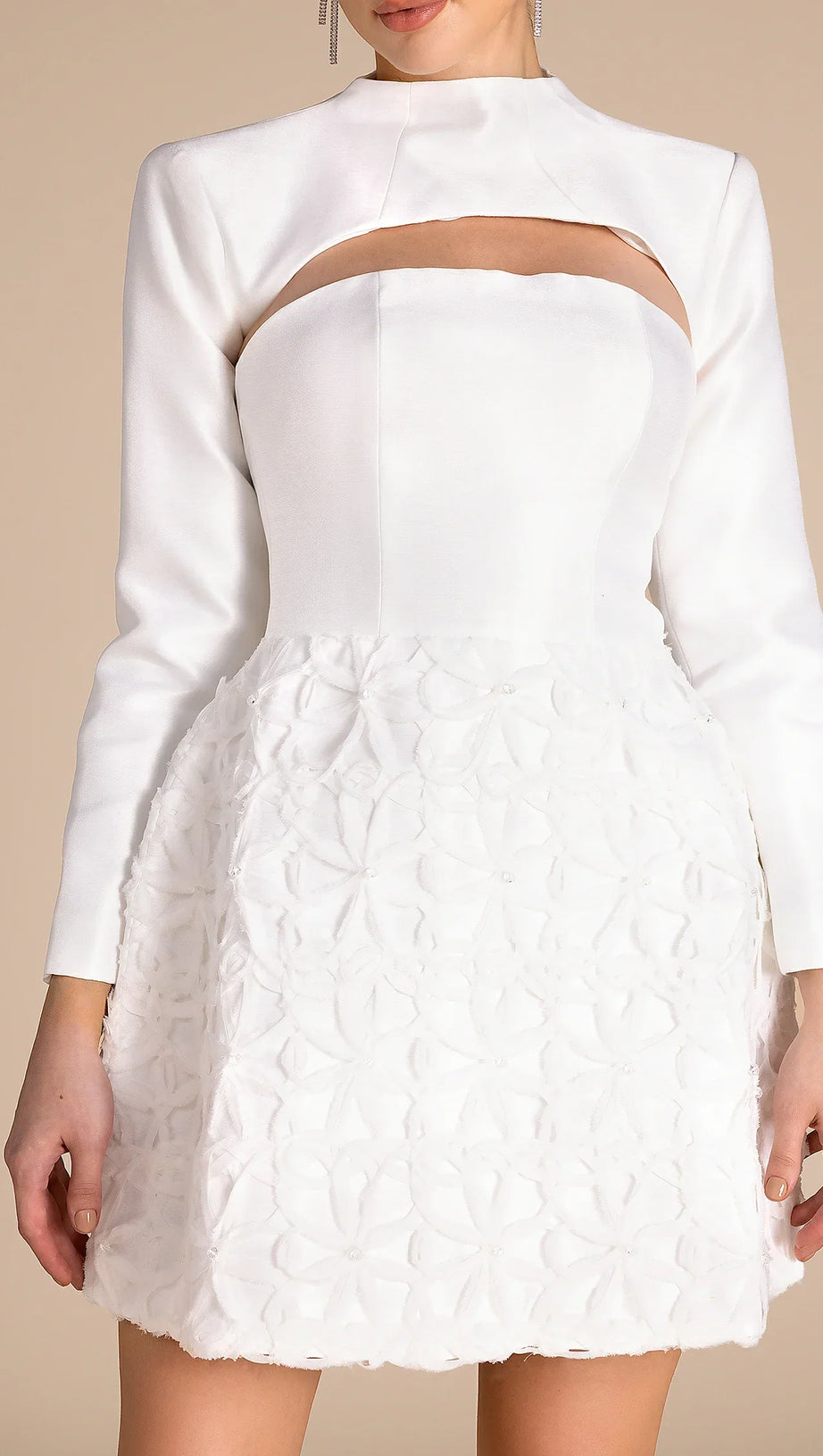 Tum Tube Top 3D Blumen 2-teiliges Kleiderset